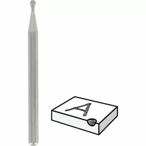 Aktion 👍 Dremel 26157103JA Frässtift Hartmetall Kugel 2.0 Mm Schaftdurchmesser 3.2 Mm 🥰 6