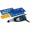 Brandneu ❤️ Dremel Gravierer Arts&Crafts, 2 Auswechselbare Karbidspitzen, 1 Auswechselbare Diamantspitze, 4 Gravierschablonen 😍 5